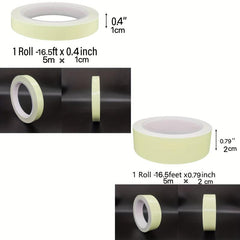 Glow In Dark Tape 5.03M X 1.02Cm Luminescent Emergency Roll Safety