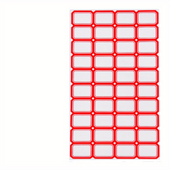 Self Adhesive Label Stickers 400 PCS Handwritten Name Stickers