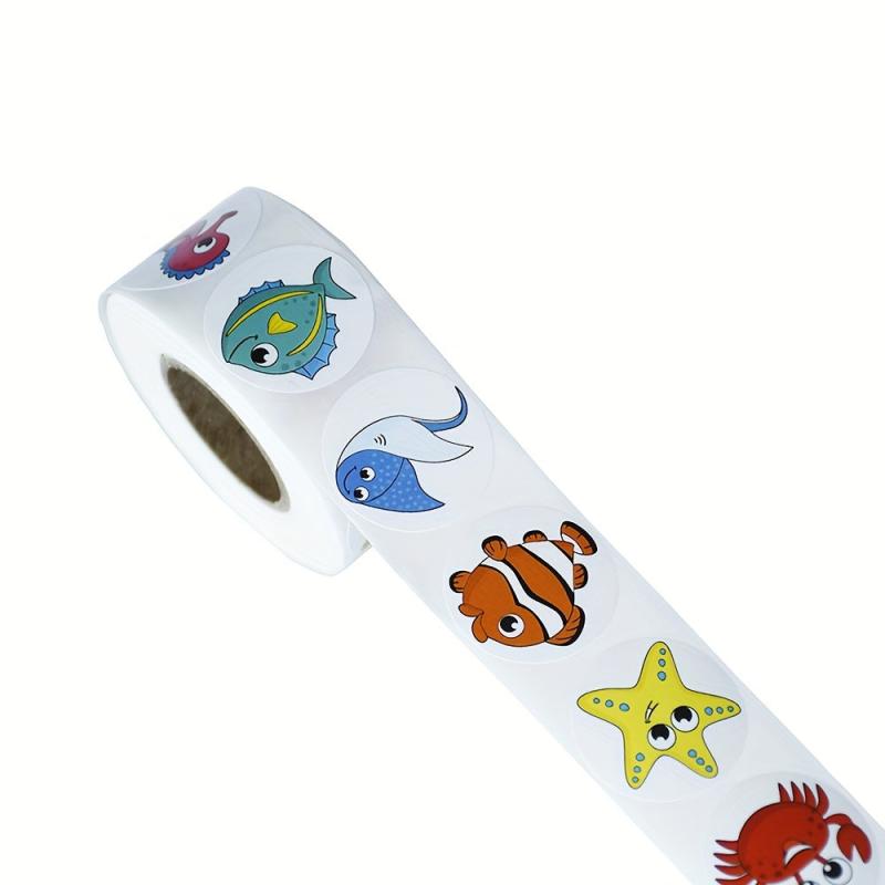500pcs Starfish Stickers Reward Label Scrapbook Decoration Stationery
