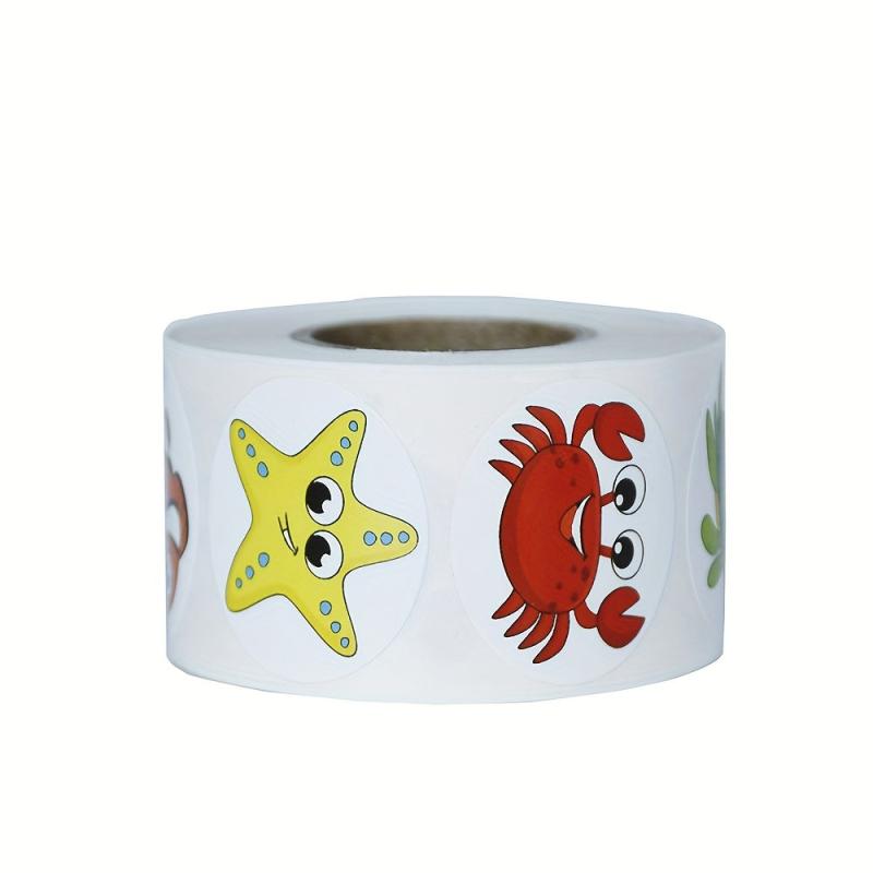500pcs Starfish Stickers Reward Label Scrapbook Decoration Stationery