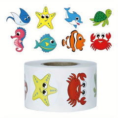 500pcs Starfish Stickers Reward Label Scrapbook Decoration Stationery