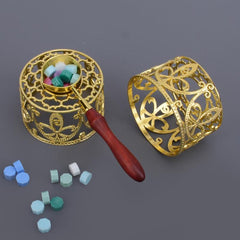 Golden Wax Seal Warmer for Creative Projects