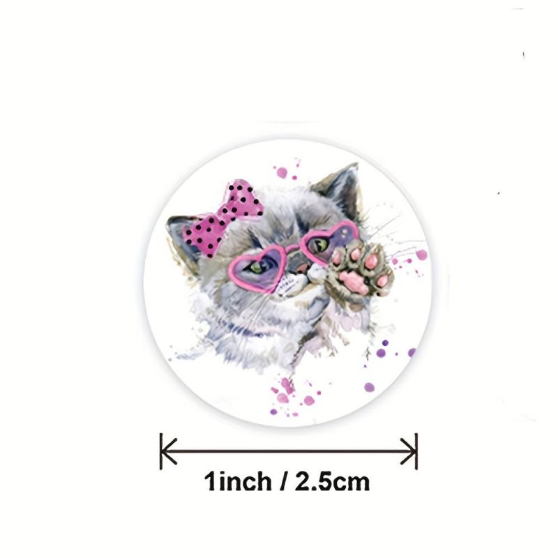 500 Pcs Teacher Reward Sticker Cat Dog Stationery Stickers