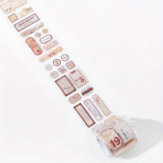 Vintage Decorative Stickers for Bullet Journals & Scrapbooks