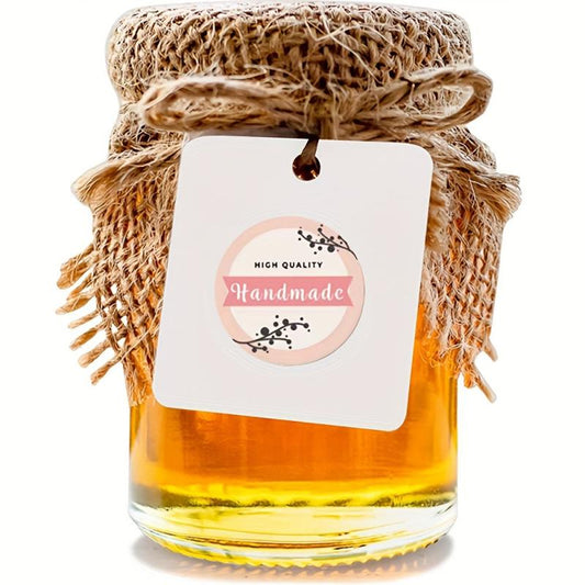 Heart Baking Labels 500pcs Roll for Packaging, Seals, Small Business Stickers