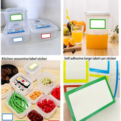 Colored Blank Stickers Roll for Seasoning Labels