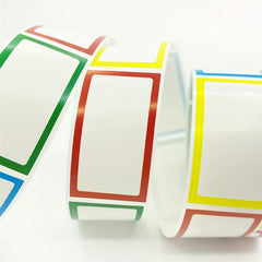 Colored Blank Stickers Roll for Seasoning Labels
