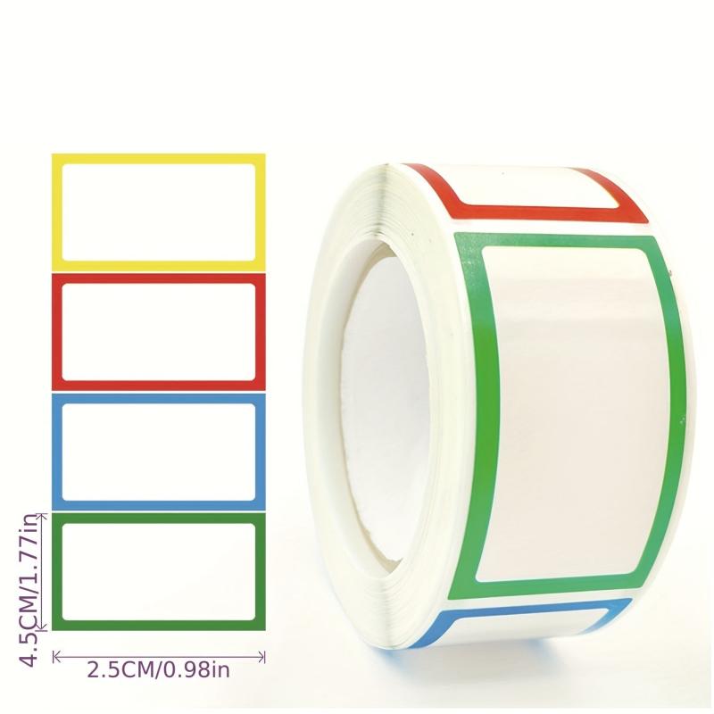 Colored Blank Stickers Roll for Seasoning Labels