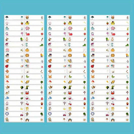 Customize Name Tag Sticker Waterproof Labels Animal Design