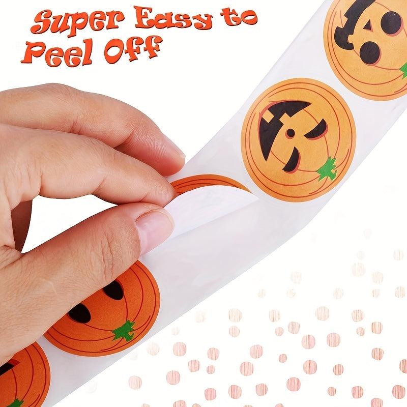 500 Halloween Animal Thank You Stickers Roll Self-Adhesive Label