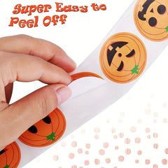 500 Halloween Animal Thank You Stickers Roll Self-Adhesive Label