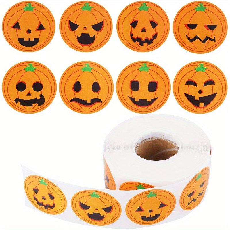 500 Halloween Animal Thank You Stickers Roll Self-Adhesive Label