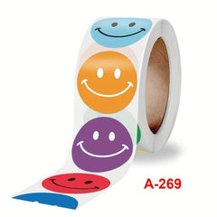 Smiley Face Stickers Roll Labels Reward Stickers Office Stationery Stickers Bulk