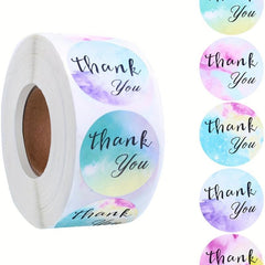 500 Pieces Sealing Stickers Thank you Crafts Decoration Labels