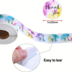 500 Pieces Sealing Stickers Thank you Crafts Decoration Labels