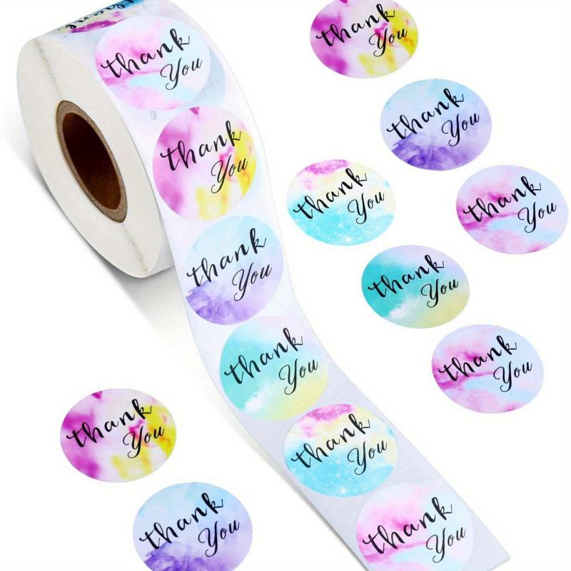 500 Pieces Sealing Stickers Thank you Crafts Decoration Labels