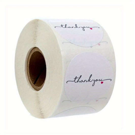 500pcs Thank You Sticker Wedding Seal Stationery Sticker