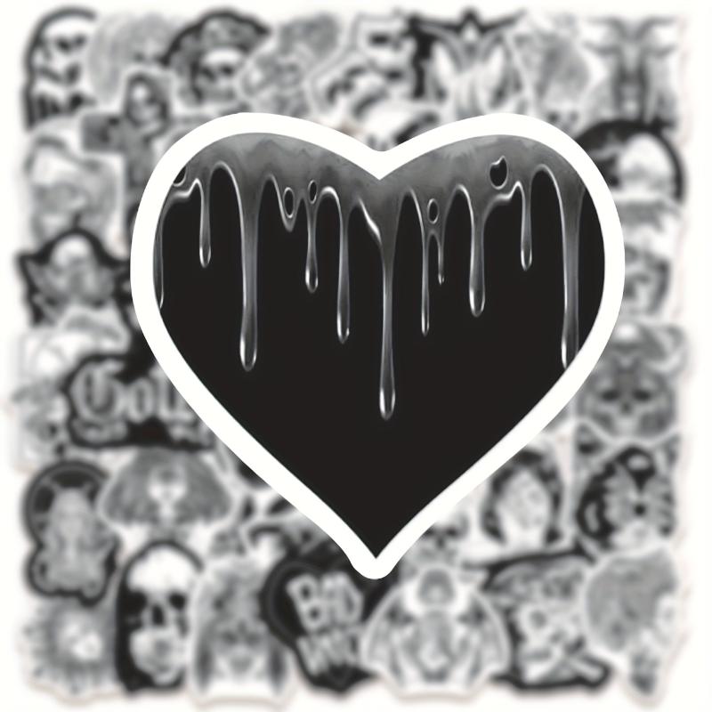 50pcs Punk Thriller Horror Skull Sticker Motorcycle Laptop Cup Waterp