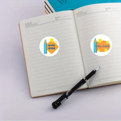 500 Star Pencil Reward Stickers for Teachers and Kids