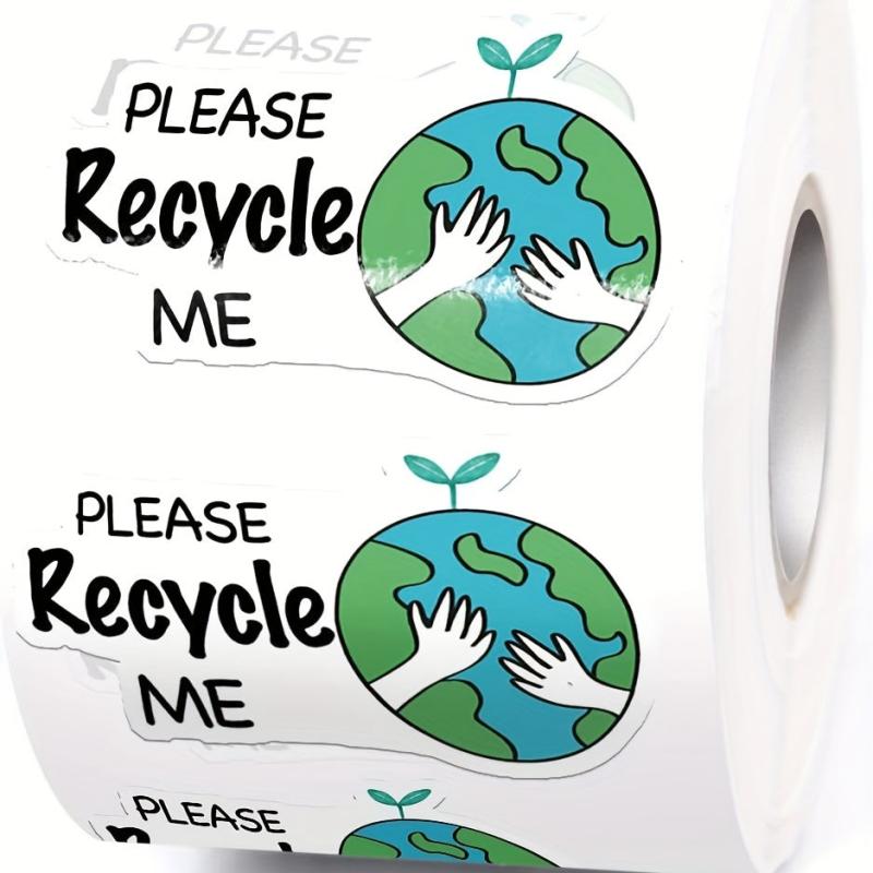 500pcs Small Business Recycling Labels Packaging Stickers