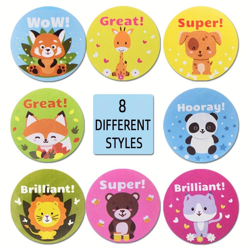 500 Fun & Motivational Stickers for Teachers & Students