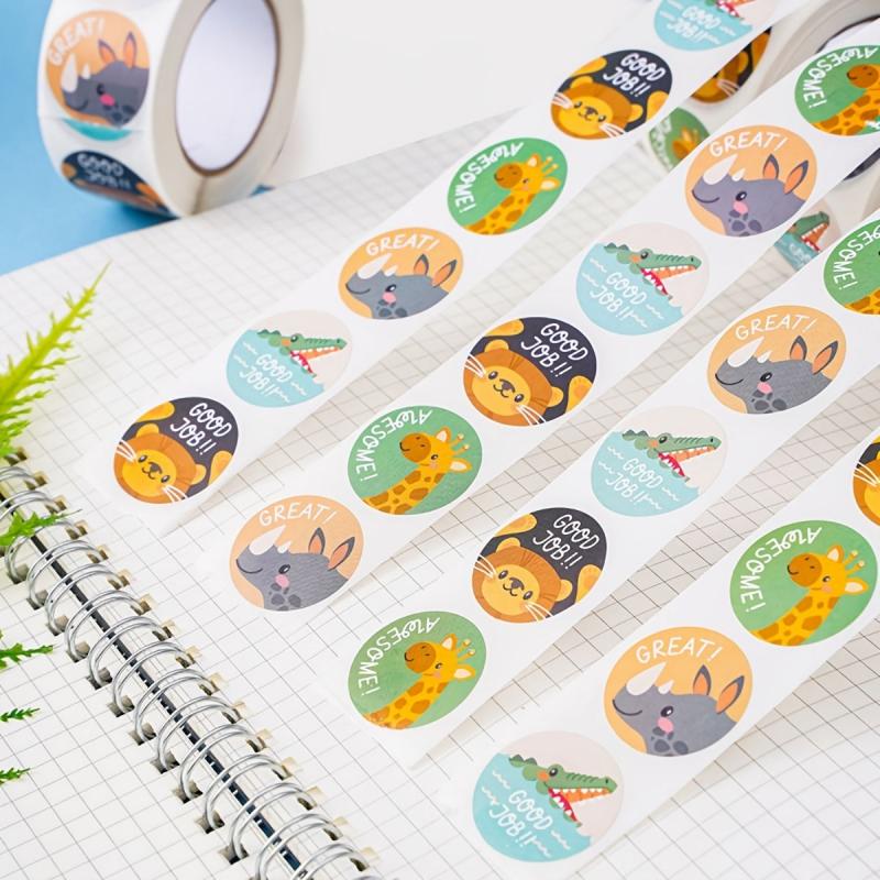 500pcs Colorful Reward Stickers for Family & Classroom