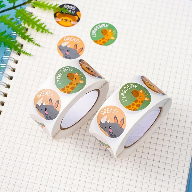 500pcs Colorful Reward Stickers for Family & Classroom