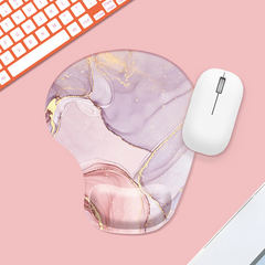 Star Sky Ergonomic Mouse Pad With Wrist Guard Silicone Non Slip Table Pad