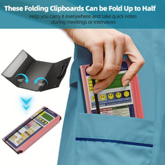 3 Layer Nursing Clipboard with Cheat Sheets Pink