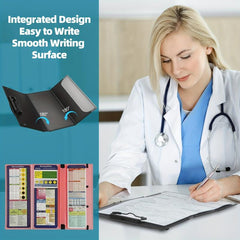 3 Layer Nursing Clipboard with Cheat Sheets Pink