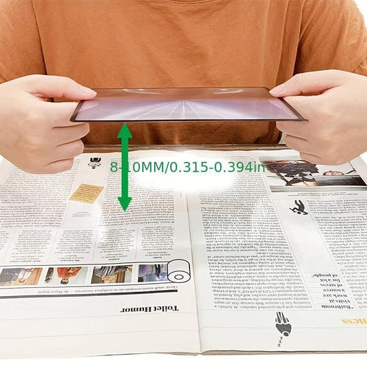 3X Ultra Thin Card Reading PVC Magnifying Glass