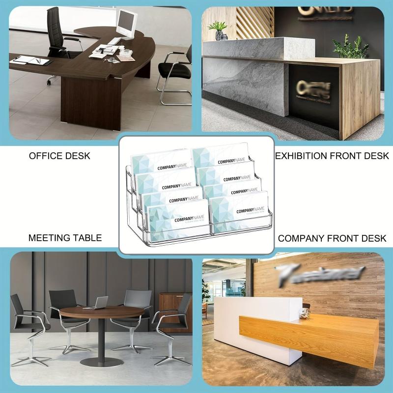 Vertical Business Card Box 4 Layers - Holds 80 Cards/Layer - Counter Display