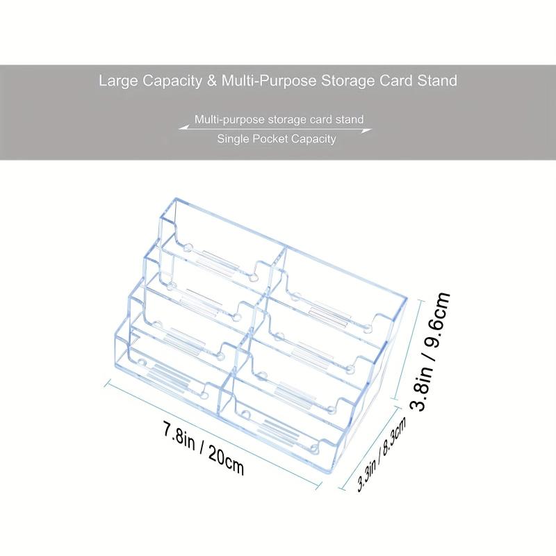 Vertical Business Card Box 4 Layers - Holds 80 Cards/Layer - Counter Display