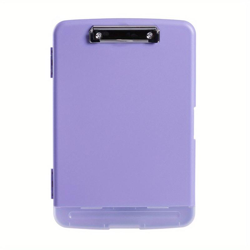 Nurse Clipboard With Storage - 8.5x11 A4 Plastic Clipboard Folder