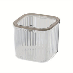 1 Pc Transparent Desktop Storage Box Household Trash Can Kitchen Storage Box Cos