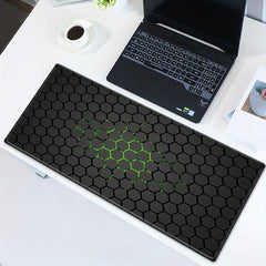 Green Plaid Pattern Gaming Mouse Pad Large Mouse Mat for PC Laptop