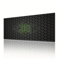 Green Plaid Pattern Gaming Mouse Pad Large Mouse Mat for PC Laptop