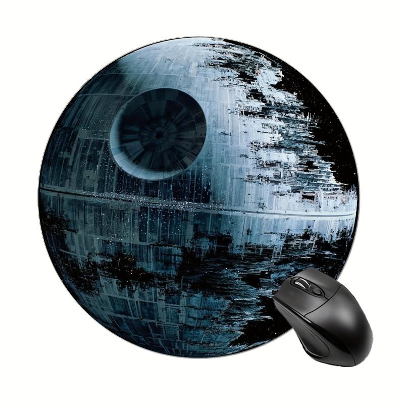 Planet Gaming Mouse Pad for Women Round Mousepad Non-slip Rubber Mat