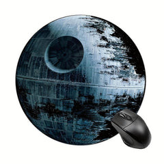 Planet Gaming Mouse Pad for Women Round Mousepad Non-slip Rubber Mat
