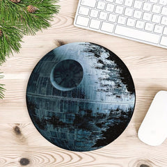 Planet Gaming Mouse Pad for Women Round Mousepad Non-slip Rubber Mat