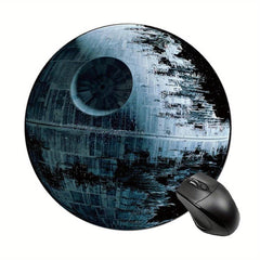 Planet Gaming Mouse Pad for Women Round Mousepad Non-slip Rubber Mat