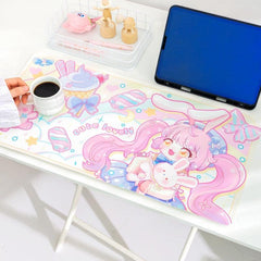 Large Leather Mouse Pad 11.8x23.6in Non Slip Waterproof Home Office Computer Mat