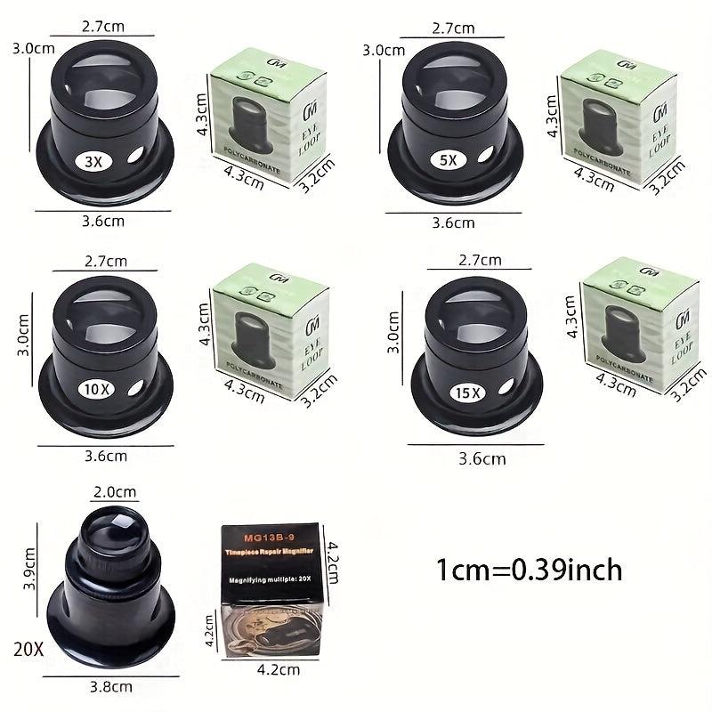 94PD Jewelers Eye Loupe Loop Magnifier Monocular Magnifying Glass