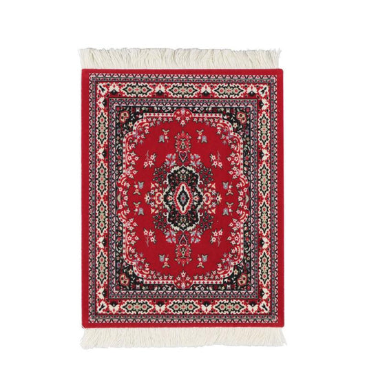 Persian Mini Woven Rug Mat Mousepad Retro Style Carpet Pattern