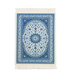 Persian Mini Woven Rug Mat Mousepad Retro Style Carpet Pattern
