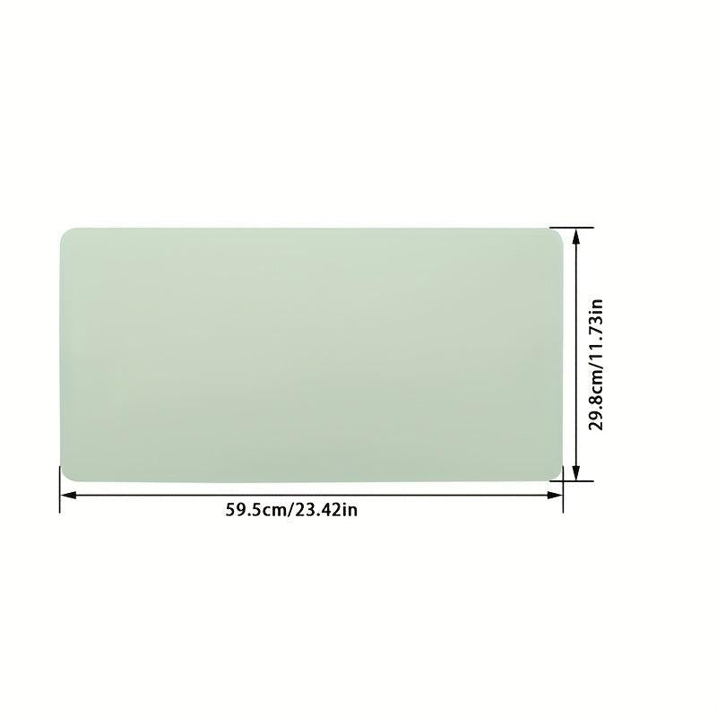Anti-slip Solid Mouse Pad Waterproof PU Leather Office Desk Pad