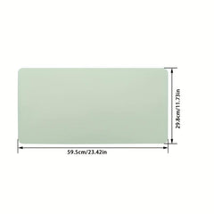 Anti-slip Solid Mouse Pad Waterproof PU Leather Office Desk Pad
