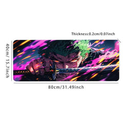 Anime Boy Gaming Mousepad Large Desk Mat