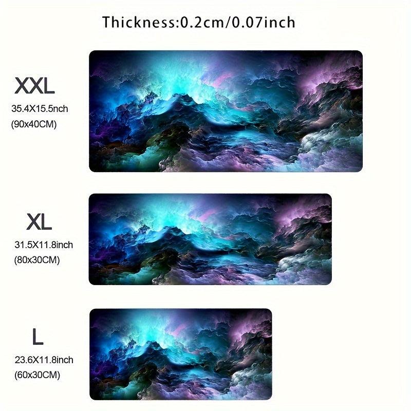 Space Galaxy Landscape HD Mouse Pad for Office & Gaming