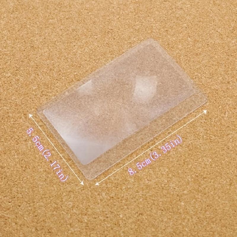 10pcs 3X Magnifying Glass Portable for Reading & Elderly Assistance